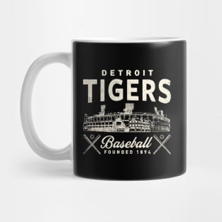 Detroit Tigers Stadium by Buck Tee Mug